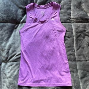 Nike Purple Dri-Fit Workout Tank Size XS